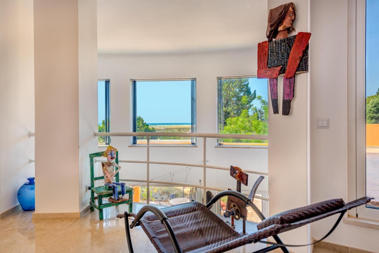 Meia Lua - Your Private Artsy Paradise Overlooking The Ria Formosa With Pool And Sea Views Near Barril Beach, Tavira Luz de Tavira Zewnętrze zdjęcie