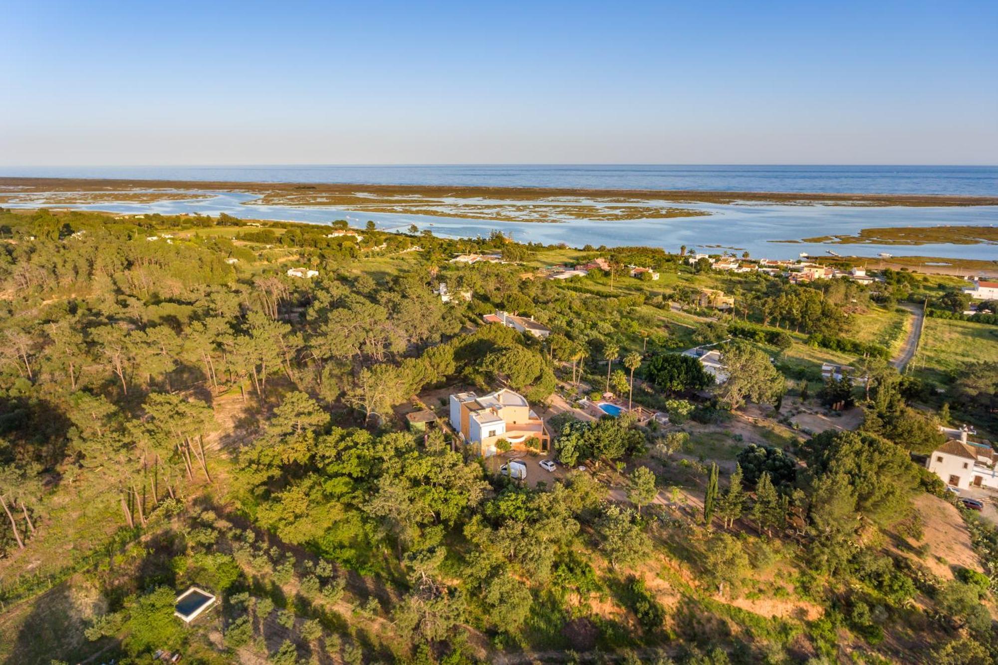 Meia Lua - Your Private Artsy Paradise Overlooking The Ria Formosa With Pool And Sea Views Near Barril Beach, Tavira Luz de Tavira Zewnętrze zdjęcie