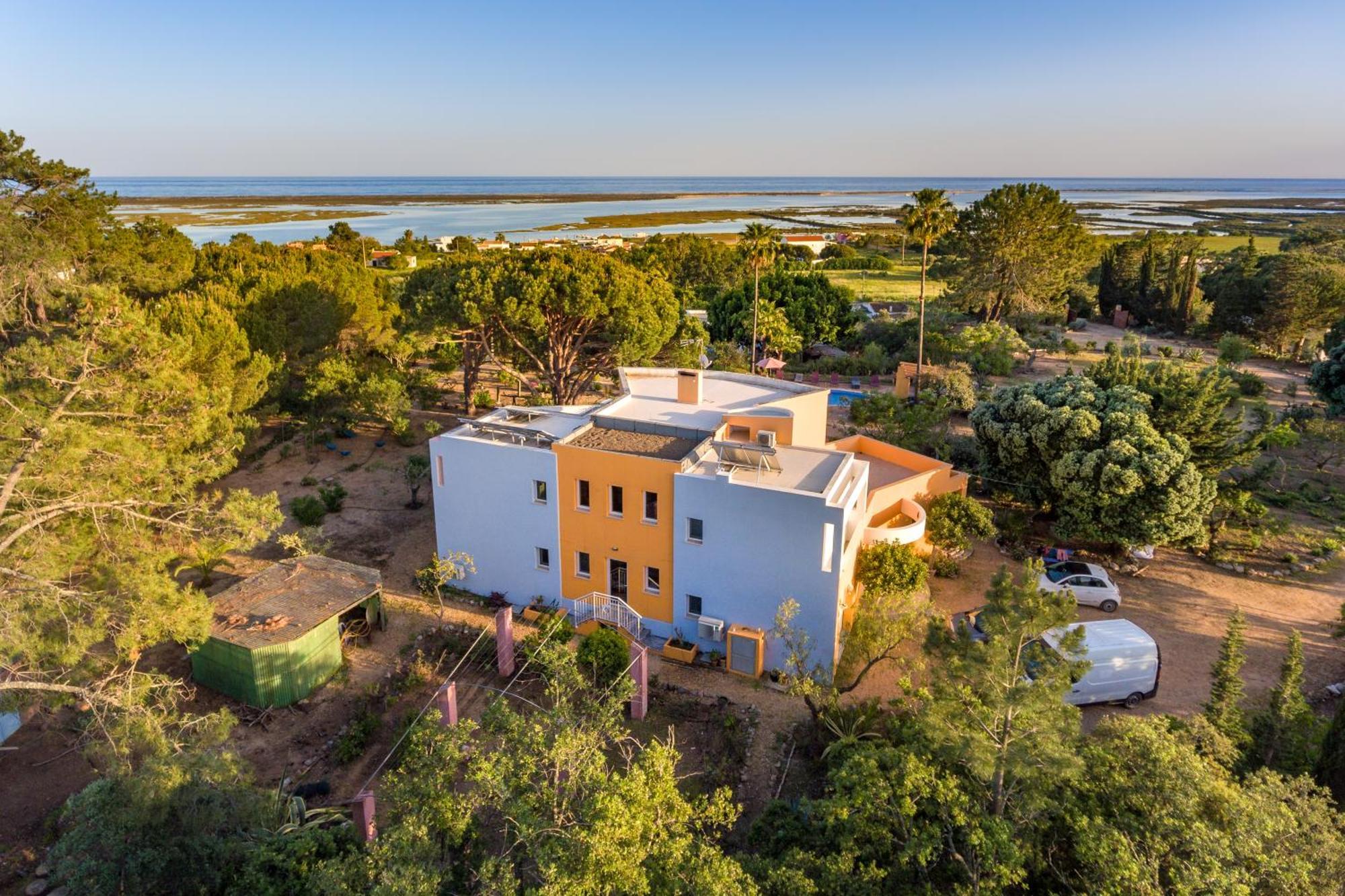 Meia Lua - Your Private Artsy Paradise Overlooking The Ria Formosa With Pool And Sea Views Near Barril Beach, Tavira Luz de Tavira Zewnętrze zdjęcie