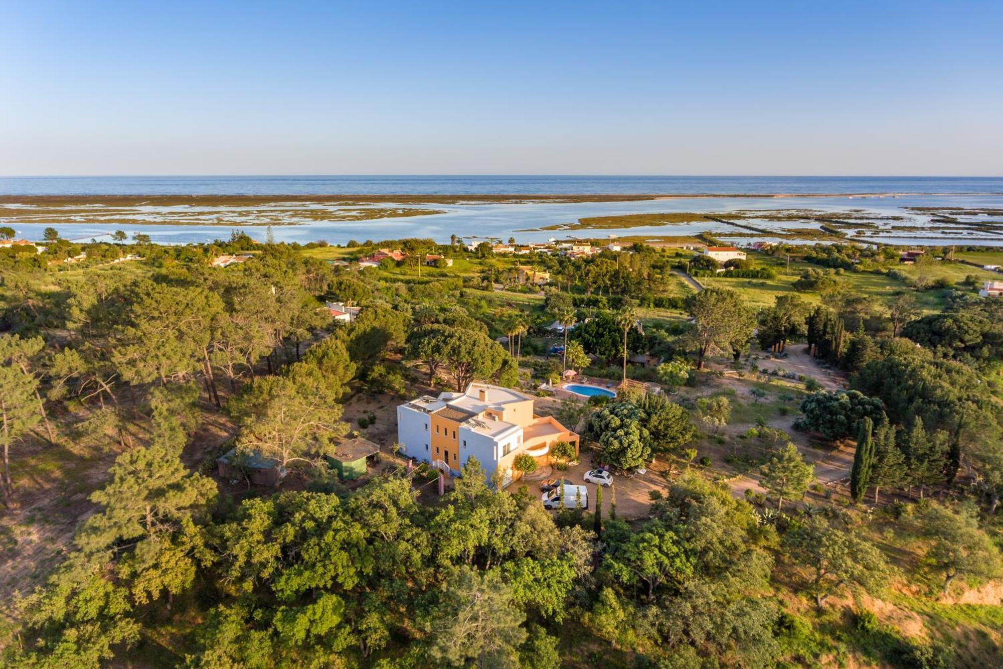 Meia Lua - Your Private Artsy Paradise Overlooking The Ria Formosa With Pool And Sea Views Near Barril Beach, Tavira Luz de Tavira Zewnętrze zdjęcie